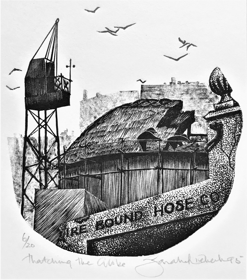 Thatching the Globe